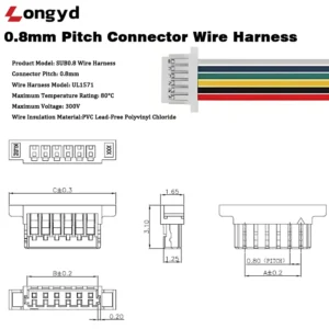 0.8mm Pitch Wire Harness