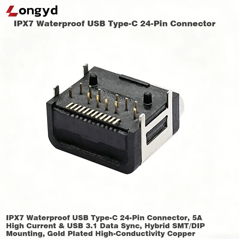 USB-C 24P Waterproof Port - 图片 2