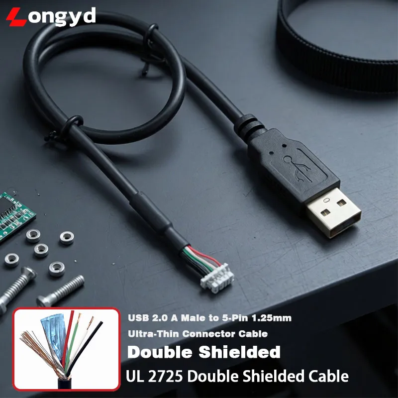 USB 2.0 to 1.25mm Pitch Slim Header Cable - 图片 4