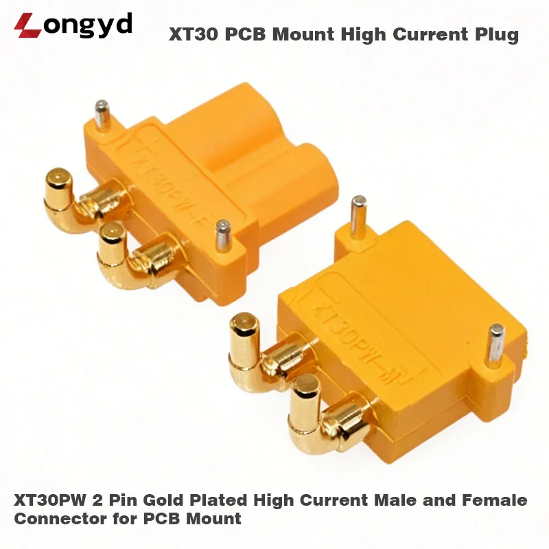 XT30 PCB Mount High Current Plug - 图片 2