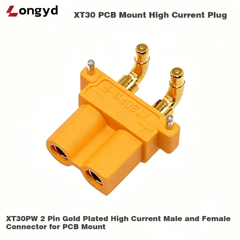 XT30 PCB Mount High Current Plug - 图片 3